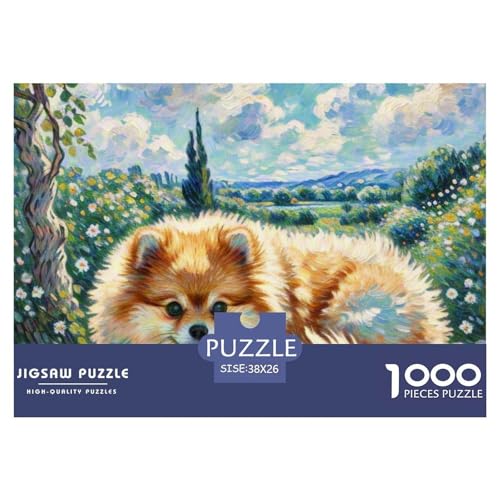 Pommern 1000 Teile Puzzle Haustier Hund Geschenke Für Frauen/Männer Entspannend Detailreich Spaß Pädagogisches Spiel 38x26cm/1000pcs Pommern 1000 Teile Puzzle Haustier Hund Geschenke Für Frauen/Männer Entspannend Detailreich Spaß Pädagogisches Spiel 38x26cm/1000pcs von OJASDBDJE