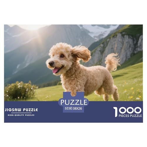 Poodle 1000 Teile Puzzle Haustier Hund Für Die Ganze Familie Herausforderung Detailreich Spielzeug Lernspiel 38x26cm/1000pcs Poodle 1000 Teile Puzzle Haustier Hund Für Die Ganze Familie Herausforderung Detailreich Spielzeug Lernspiel 38x26cm/1000pcs von OJASDBDJE