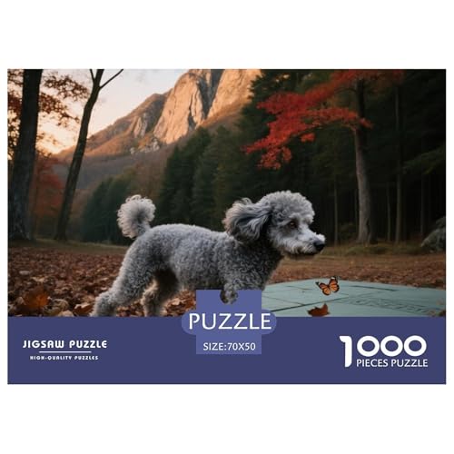 Poodle 1000 Teile Puzzle Haustier Hund Geschenke Für Frauen/Männer Entspannend Detailreich Spielzeug Lernspiel 70x50cm/1000pcs Poodle 1000 Teile Puzzle Haustier Hund Geschenke Für Frauen/Männer Entspannend Detailreich Spielzeug Lernspiel 70x50cm/1000pcs von OJASDBDJE