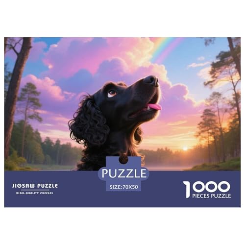 Portugiesischer Wasserschäfer 1000 Teile Puzzle Haustier Hund Für Kinder Ab 12 Jahren Herausforderung Premium-Qualität Spaß Lernspiel 70x50cm/1000pcs Portugiesischer Wasserschäfer 1000 Teile Puzzle Haustier Hund Für Kinder Ab 12 Jahren Herausforderung Premium-Qualität Spaß Lernspiel 70x50cm/1000pcs von OJASDBDJE