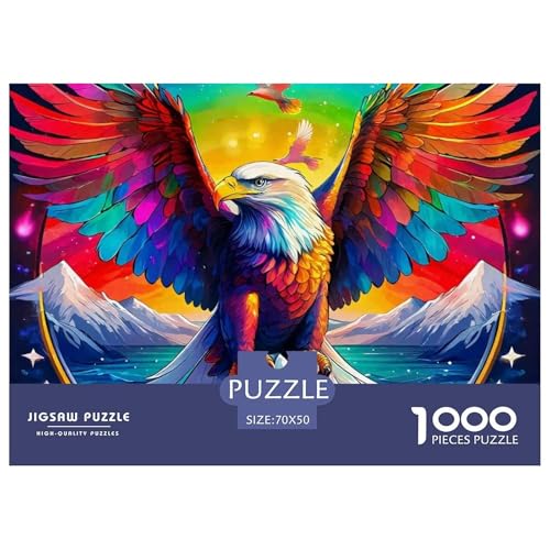 Regenbogenadler 1000 Teile Puzzle Bird Für Kinder Ab 12 Jahren Entspannend Detailreich Spielzeug Pädagogisches Spiel 70x50cm/1000pcs Regenbogenadler 1000 Teile Puzzle Bird Für Kinder Ab 12 Jahren Entspannend Detailreich Spielzeug Pädagogisches Spiel 70x50cm/1000pcs von OJASDBDJE