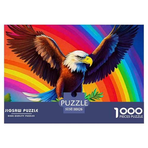 Regenbogenadler 1000 Teile Puzzle Bird Für Kinder Ab 12 Jahren Entspannend Premium-Qualität Spielzeug Pädagogisches Spiel 38x26cm/1000pcs Regenbogenadler 1000 Teile Puzzle Bird Für Kinder Ab 12 Jahren Entspannend Premium-Qualität Spielzeug Pädagogisches Spiel 38x26cm/1000pcs von OJASDBDJE