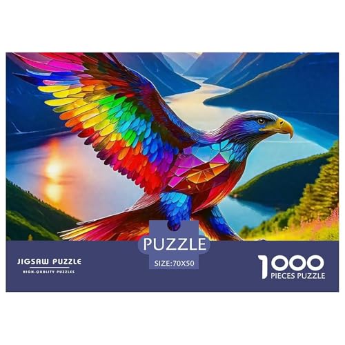 Regenbogenadler 1000 Teile Puzzle Bird Für Kinder Ab 12 Jahren Herausforderung Detailreich Spaß Lernspiel 70x50cm/1000pcs Regenbogenadler 1000 Teile Puzzle Bird Für Kinder Ab 12 Jahren Herausforderung Detailreich Spaß Lernspiel 70x50cm/1000pcs von OJASDBDJE