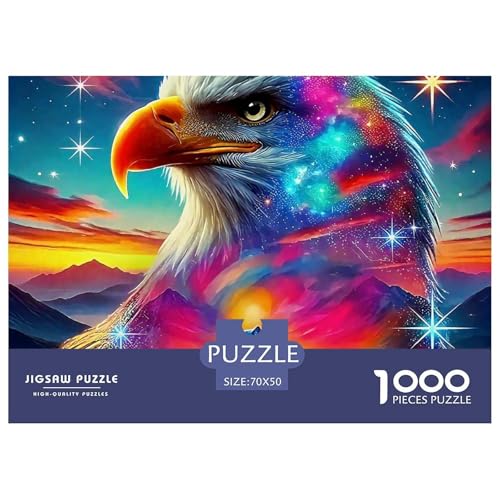 Regenbogenadler 1000 Teile Puzzle Bird Geschenke Für Frauen/Männer Entspannend Detailreich Spielzeug Lernspiel 70x50cm/1000pcs Regenbogenadler 1000 Teile Puzzle Bird Geschenke Für Frauen/Männer Entspannend Detailreich Spielzeug Lernspiel 70x50cm/1000pcs von OJASDBDJE