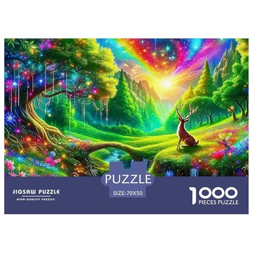 Regenbogenwald 1000 Teile Puzzle Scene Für Kinder Ab 12 Jahren Herausforderung Detailreich Spaß Lernspiel 70x50cm/1000pcs Regenbogenwald 1000 Teile Puzzle Scene Für Kinder Ab 12 Jahren Herausforderung Detailreich Spaß Lernspiel 70x50cm/1000pcs von OJASDBDJE