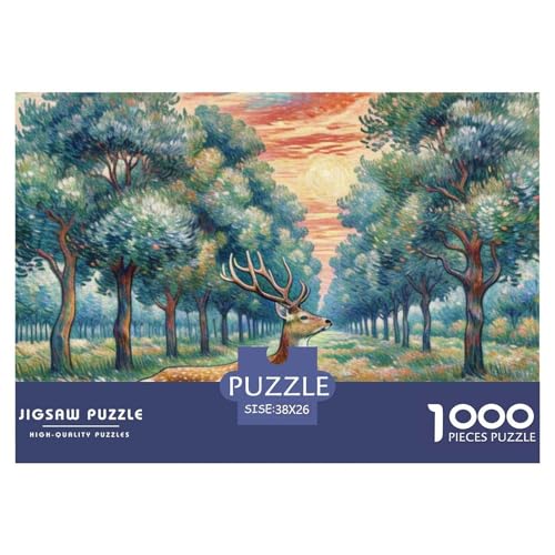 Roe Hirsch 1000 Teile Puzzle Tiere Für Die Ganze Familie Entspannend Detailreich Spielzeug Lernspiel 38x26cm/1000pcs Roe Hirsch 1000 Teile Puzzle Tiere Für Die Ganze Familie Entspannend Detailreich Spielzeug Lernspiel 38x26cm/1000pcs von OJASDBDJE