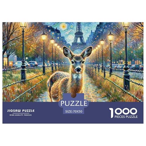 Roe Hirsch 1000 Teile Puzzle Tiere Für Kinder Ab 12 Jahren Herausforderung Detailreich Spielzeug Lernspiel 70x50cm/1000pcs Roe Hirsch 1000 Teile Puzzle Tiere Für Kinder Ab 12 Jahren Herausforderung Detailreich Spielzeug Lernspiel 70x50cm/1000pcs von OJASDBDJE