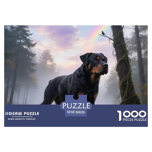 Rottweiler 1000 Teile Puzzle Haustier Hund Für Kinder Ab 12 Jahren Entspannend Detailreich Spielzeug Lernspiel 38x26cm/1000pcs Rottweiler 1000 Teile Puzzle Haustier Hund Für Kinder Ab 12 Jahren Entspannend Detailreich Spielzeug Lernspiel 38x26cm/1000pcs von OJASDBDJE