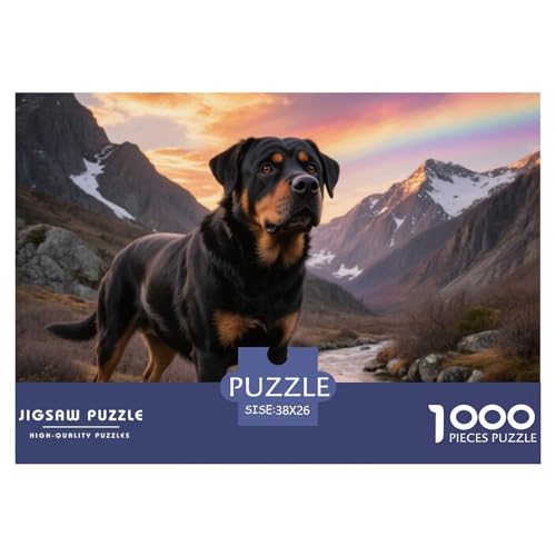 Rottweiler 1000 Teile Puzzles Haustier Hund Für Kinder Ab 12 Jahren Entspannend Detailreich Spaß Lernspiel 38x26cm/1000pcs Rottweiler 1000 Teile Puzzles Haustier Hund Für Kinder Ab 12 Jahren Entspannend Detailreich Spaß Lernspiel 38x26cm/1000pcs von OJASDBDJE