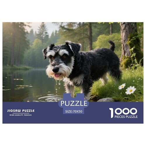 Schnauzer 1000 Teile Puzzle Haustier Hund Für Die Ganze Familie Entspannend Detailreich Spielzeug Pädagogisches Spiel 70x50cm/1000pcs Schnauzer 1000 Teile Puzzle Haustier Hund Für Die Ganze Familie Entspannend Detailreich Spielzeug Pädagogisches Spiel 70x50cm/1000pcs von OJASDBDJE