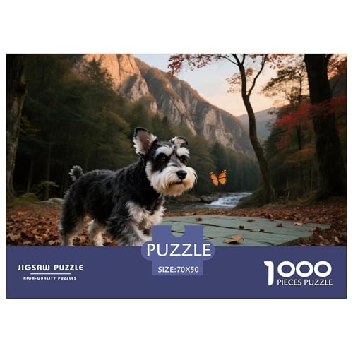 Schnauzer 1000 Teile Puzzle Haustier Hund Für Kinder Ab 12 Jahren Herausforderung Detailreich Spielzeug Lernspiel 70x50cm/1000pcs Schnauzer 1000 Teile Puzzle Haustier Hund Für Kinder Ab 12 Jahren Herausforderung Detailreich Spielzeug Lernspiel 70x50cm/1000pcs von OJASDBDJE