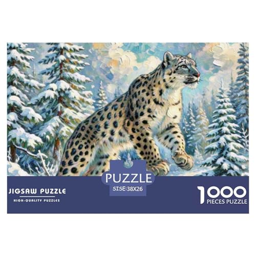 SchneeLeopard 1000 Teile Puzzle Tiere Für Die Ganze Familie Entspannend Detailreich Spielzeug Lernspiel 38x26cm/1000pcs SchneeLeopard 1000 Teile Puzzle Tiere Für Die Ganze Familie Entspannend Detailreich Spielzeug Lernspiel 38x26cm/1000pcs von OJASDBDJE
