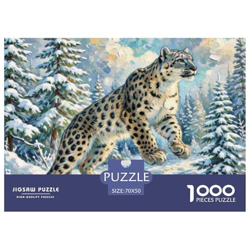 SchneeLeopard 1000 Teile Puzzle Tiere Für Die Ganze Familie Entspannend Premium-Qualität Spielzeug Pädagogisches Spiel 70x50cm/1000pcs SchneeLeopard 1000 Teile Puzzle Tiere Für Die Ganze Familie Entspannend Premium-Qualität Spielzeug Pädagogisches Spiel 70x50cm/1000pcs von OJASDBDJE