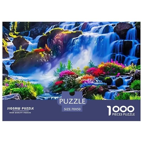 Schöner Wasserfall 1000 Teile Puzzle Scenery Für Die Ganze Familie Entspannend Detailreich Spielzeug Lernspiel 70x50cm/1000pcs Schöner Wasserfall 1000 Teile Puzzle Scenery Für Die Ganze Familie Entspannend Detailreich Spielzeug Lernspiel 70x50cm/1000pcs von OJASDBDJE