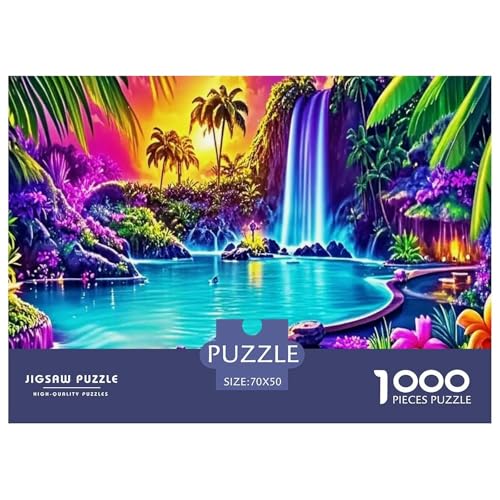 Schöner Wasserfall 1000 Teile Puzzle Scenery Für Die Ganze Familie Herausforderung Detailreich Spaß Lernspiel 70x50cm/1000pcs Schöner Wasserfall 1000 Teile Puzzle Scenery Für Die Ganze Familie Herausforderung Detailreich Spaß Lernspiel 70x50cm/1000pcs von OJASDBDJE