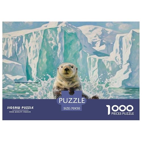 Seeotter 1000 Teile Puzzle Tiere Geschenke Für Frauen/Männer Herausforderung Detailreich Spaß Pädagogisches Spiel 70x50cm/1000pcs Seeotter 1000 Teile Puzzle Tiere Geschenke Für Frauen/Männer Herausforderung Detailreich Spaß Pädagogisches Spiel 70x50cm/1000pcs von OJASDBDJE