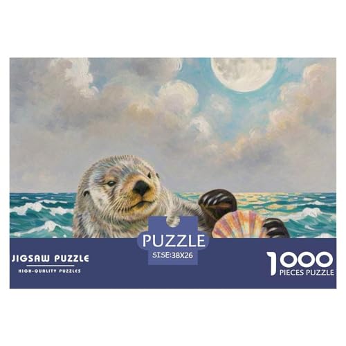 Seeotter 1000 Teile Puzzle Tiere Geschenke Für Frauen/Männer Herausforderung Detailreich Spielzeug Lernspiel 38x26cm/1000pcs Seeotter 1000 Teile Puzzle Tiere Geschenke Für Frauen/Männer Herausforderung Detailreich Spielzeug Lernspiel 38x26cm/1000pcs von OJASDBDJE