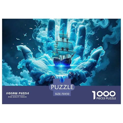 Segelboot 1000 Teile Puzzle Fantasie Für Kinder Ab 12 Jahren Herausforderung Detailreich Spaß Lernspiel 70x50cm/1000pcs Segelboot 1000 Teile Puzzle Fantasie Für Kinder Ab 12 Jahren Herausforderung Detailreich Spaß Lernspiel 70x50cm/1000pcs von OJASDBDJE