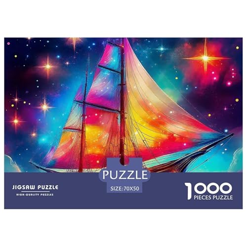 Segelboot 1000 Teile Puzzle Fantasie Für Kinder Ab 12 Jahren Herausforderung Detailreich Spielzeug Lernspiel 70x50cm/1000pcs Segelboot 1000 Teile Puzzle Fantasie Für Kinder Ab 12 Jahren Herausforderung Detailreich Spielzeug Lernspiel 70x50cm/1000pcs von OJASDBDJE