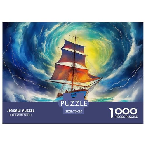 Segelboot 1000 Teile Puzzles Fantasie Für Kinder Ab 12 Jahren Entspannend Detailreich Spielzeug Lernspiel 70x50cm/1000pcs Segelboot 1000 Teile Puzzles Fantasie Für Kinder Ab 12 Jahren Entspannend Detailreich Spielzeug Lernspiel 70x50cm/1000pcs von OJASDBDJE