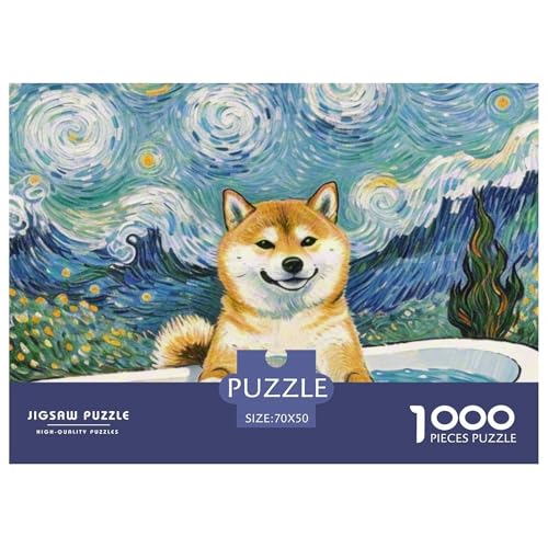Shiba Inu 1000 Teile Puzzle Haustier Hund Für Die Ganze Familie Entspannend Premium-Qualität Spaß Lernspiel 70x50cm/1000pcs Shiba Inu 1000 Teile Puzzle Haustier Hund Für Die Ganze Familie Entspannend Premium-Qualität Spaß Lernspiel 70x50cm/1000pcs von OJASDBDJE