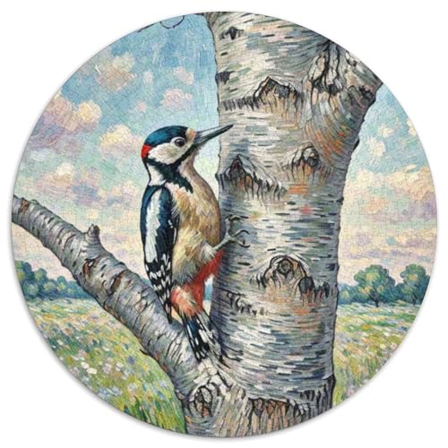 Spetz 1000 Teile Puzzle Vogel Circular Puzzles Für Erwachsene Und Kinder Pädagogisches Für Erwachsene Kinder Buntes Tier Stressabbau-Spielzeug 1000pcs (67.5x67.5cm) von OJASDBDJE