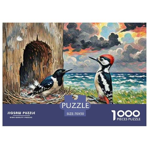 Spetz 1000 Teile Puzzle Vogel Für Die Ganze Familie Entspannend Premium-Qualität Spielzeug Pädagogisches Spiel 70x50cm/1000pcs von OJASDBDJE