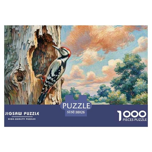 Spetz 1000 Teile Puzzle Vogel Für Die Ganze Familie Herausforderung Detailreich Spaß Lernspiel 38x26cm/1000pcs von OJASDBDJE