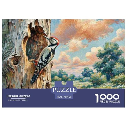 Spetz 1000 Teile Puzzle Vogel Geschenke Für Frauen/Männer Entspannend Detailreich Spaß Lernspiel 70x50cm/1000pcs von OJASDBDJE