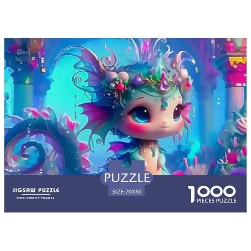 Süßer junger Drache 1000 Teile Puzzle Mythology Für Die Ganze Familie Herausforderung Premium-Qualität Spielzeug Pädagogisches Spiel 70x50cm/1000pcs Süßer junger Drache 1000 Teile Puzzle Mythology Für Die Ganze Familie Herausforderung Premium-Qualität Spielzeug Pädagogisches Spiel 70x50cm/1000pcs von OJASDBDJE
