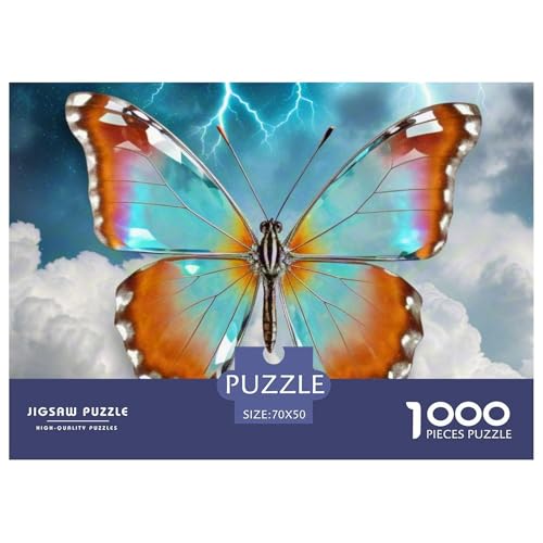 Taxidermist Schmetterling 1000 Teile Puzzle Magische Fantasie Für Die Ganze Familie Herausforderung Detailreich Spielzeug Lernspiel 70x50cm/1000pcs von OJASDBDJE