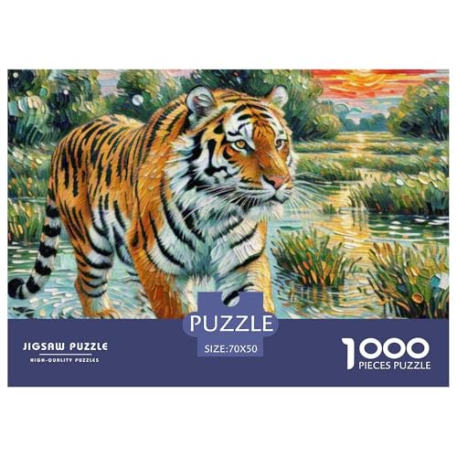 Tiger 1000 Teile Puzzle Tiere Für Die Ganze Familie Herausforderung Detailreich Spielzeug Lernspiel 70x50cm/1000pcs Tiger 1000 Teile Puzzle Tiere Für Die Ganze Familie Herausforderung Detailreich Spielzeug Lernspiel 70x50cm/1000pcs von OJASDBDJE