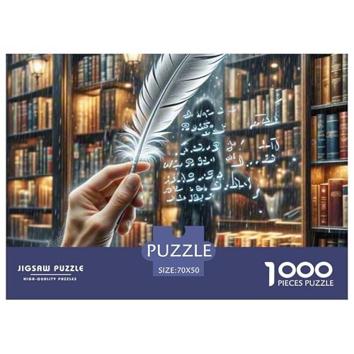 Tinte Phantom 1000 Teile Puzzle Magische Fantasie Für Die Ganze Familie Entspannend Detailreich Spaß Pädagogisches Spiel 70x50cm/1000pcs von OJASDBDJE
