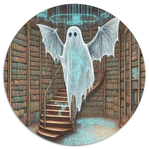Tinte Phantom Mit 1000 Teilen Puzzles Magische Fantasie Rund Puzzle Geeignet Ab 12 Jahren Pädagogisches Für Erwachsene Kinder Buntes Tier Geschenke 1000pcs (67.5x67.5cm) von OJASDBDJE