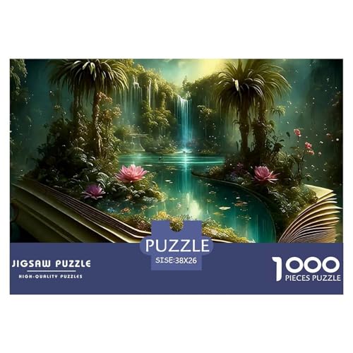 Traumszene 1000 Teile Puzzle Scenery Für Die Ganze Familie Entspannend Detailreich Spielzeug Lernspiel 38x26cm/1000pcs von OJASDBDJE