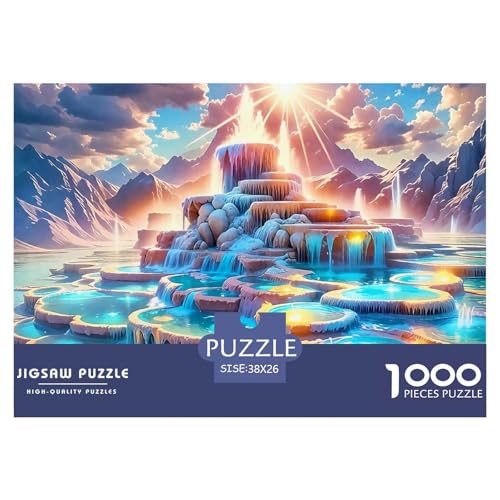 Traumszene 1000 Teile Puzzle Scenery Für Die Ganze Familie Entspannend Premium-Qualität Spielzeug Lernspiel 38x26cm/1000pcs von OJASDBDJE