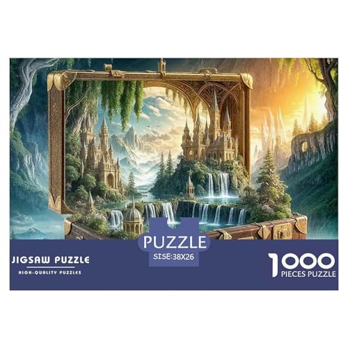 Traumszene 1000 Teile Puzzle Scenery Für Die Ganze Familie Herausforderung Detailreich Spielzeug Lernspiel 38x26cm/1000pcs von OJASDBDJE
