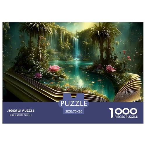 Traumszene 1000 Teile Puzzle Scenery Für Die Ganze Familie Herausforderung Premium-Qualität Spaß Pädagogisches Spiel 70x50cm/1000pcs von OJASDBDJE