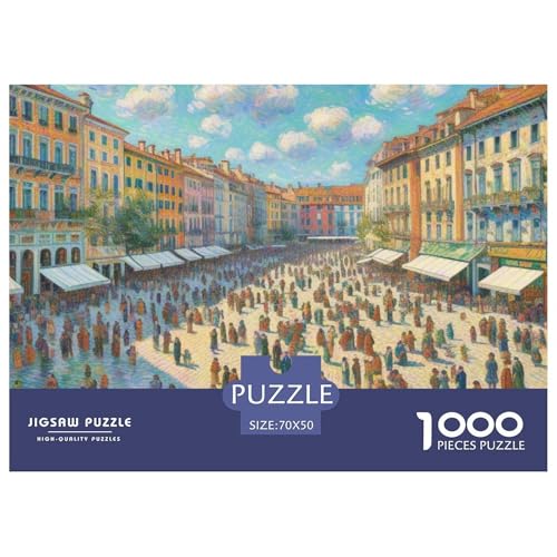 Venedig 1000 Teile Puzzle Architektur Für Kinder Ab 12 Jahren Entspannend Detailreich Spielzeug Lernspiel 70x50cm/1000pcs von OJASDBDJE