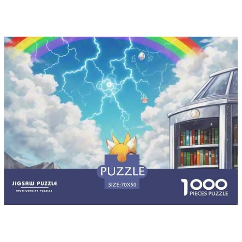 Wetterprophet Fox 1000 Teile Puzzle Magische Fantasie Für Die Ganze Familie Herausforderung Detailreich Spielzeug Pädagogisches Spiel 70x50cm/1000pcs von OJASDBDJE