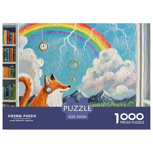Wetterprophet Fox 1000 Teile Puzzle Magische Fantasie Für Die Ganze Familie Herausforderung Premium-Qualität Spaß Lernspiel 70x50cm/1000pcs Wetterprophet Fox 1000 Teile Puzzle Magische Fantasie Für Die Ganze Familie Herausforderung Premium-Qualität Spaß Lernspiel 70x50cm/1000pcs von OJASDBDJE
