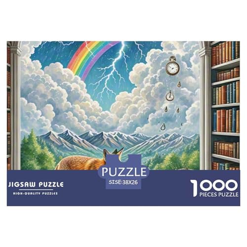 Wetterprophet Fox 1000 Teile Puzzle Magische Fantasie Für Kinder Ab 12 Jahren Entspannend Detailreich Spielzeug Lernspiel 38x26cm/1000pcs Wetterprophet Fox 1000 Teile Puzzle Magische Fantasie Für Kinder Ab 12 Jahren Entspannend Detailreich Spielzeug Lernspiel 38x26cm/1000pcs von OJASDBDJE