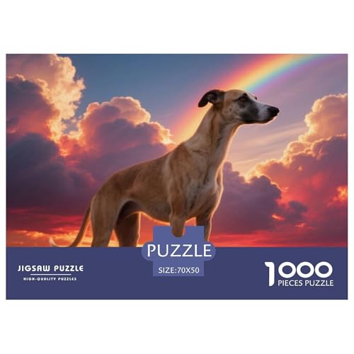 Whippet 1000 Teile Puzzle Haustier Hund Für Die Ganze Familie Entspannend Detailreich Spielzeug Pädagogisches Spiel 70x50cm/1000pcs Whippet 1000 Teile Puzzle Haustier Hund Für Die Ganze Familie Entspannend Detailreich Spielzeug Pädagogisches Spiel 70x50cm/1000pcs von OJASDBDJE