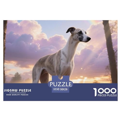 Whippet 1000 Teile Puzzle Haustier Hund Für Die Ganze Familie Entspannend Premium-Qualität Spielzeug Lernspiel 38x26cm/1000pcs Whippet 1000 Teile Puzzle Haustier Hund Für Die Ganze Familie Entspannend Premium-Qualität Spielzeug Lernspiel 38x26cm/1000pcs von OJASDBDJE