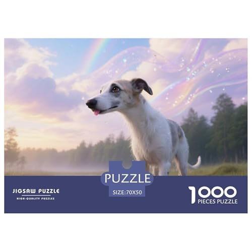 Whippet 1000 Teile Puzzle Haustier Hund Für Kinder Ab 12 Jahren Entspannend Premium-Qualität Spaß Lernspiel 70x50cm/1000pcs Whippet 1000 Teile Puzzle Haustier Hund Für Kinder Ab 12 Jahren Entspannend Premium-Qualität Spaß Lernspiel 70x50cm/1000pcs von OJASDBDJE