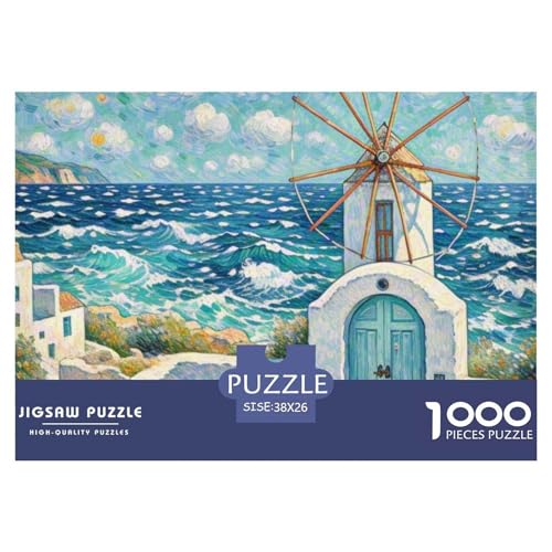 Windmühle 1000 Teile Puzzle Architektur Geschenke Für Frauen/Männer Entspannend Detailreich Spaß Lernspiel 38x26cm/1000pcs Windmühle 1000 Teile Puzzle Architektur Geschenke Für Frauen/Männer Entspannend Detailreich Spaß Lernspiel 38x26cm/1000pcs von OJASDBDJE