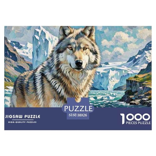 Wolf 1000 Teile Puzzle Tiere Für Die Ganze Familie Entspannend Detailreich Spaß Pädagogisches Spiel 38x26cm/1000pcs Wolf 1000 Teile Puzzle Tiere Für Die Ganze Familie Entspannend Detailreich Spaß Pädagogisches Spiel 38x26cm/1000pcs von OJASDBDJE