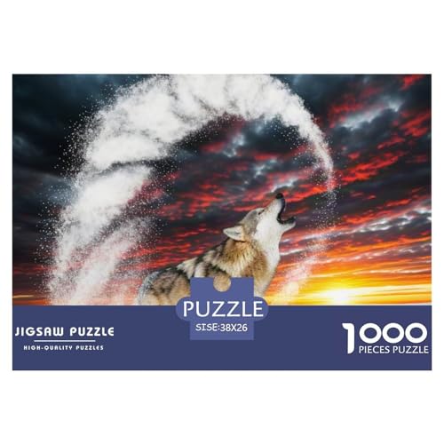Wolf 1000 Teile Puzzle Tiere Für Die Ganze Familie Entspannend Premium-Qualität Spielzeug Lernspiel 38x26cm/1000pcs Wolf 1000 Teile Puzzle Tiere Für Die Ganze Familie Entspannend Premium-Qualität Spielzeug Lernspiel 38x26cm/1000pcs von OJASDBDJE