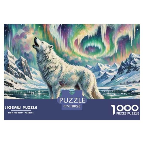 Wolf 1000 Teile Puzzle Tiere Für Die Ganze Familie Entspannend Premium-Qualität Spielzeug Lernspiel 38x26cm/1000pcs Wolf 1000 Teile Puzzle Tiere Für Die Ganze Familie Entspannend Premium-Qualität Spielzeug Lernspiel 38x26cm/1000pcs von OJASDBDJE