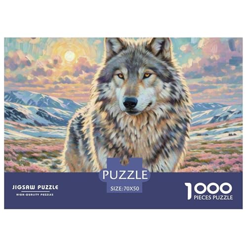 Wolf 1000 Teile Puzzle Tiere Für Die Ganze Familie Entspannend Premium-Qualität Spielzeug Lernspiel 70x50cm/1000pcs Wolf 1000 Teile Puzzle Tiere Für Die Ganze Familie Entspannend Premium-Qualität Spielzeug Lernspiel 70x50cm/1000pcs von OJASDBDJE